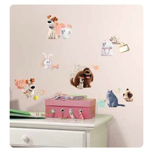 The Secret Life of Pets Girls Peel and Stick Wall Decals